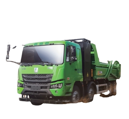 Cina Geely, batteria CATL, cambio batteria a 282 gradi, 8X4 camion da scarico elettrico puro M7 per il trasporto di rifiuti urbani