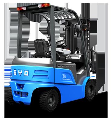 Prodotto in Cina, il carrello elevatore elettrico BYD a quattro pivot pesa da 7,0 a 8,0 tonnellate