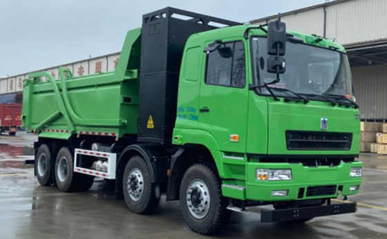 Geely Commercial, CATL batteria 282 gradi scambio batteria, 8X4 camion da scarico elettrico puro per il trasporto di rifiuti urbani