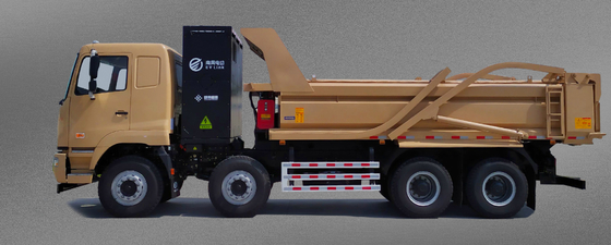 Geely Commercial, CATL batteria 282 gradi scambio batteria, 8X4 camion da scarico elettrico puro per il trasporto di rifiuti urbani