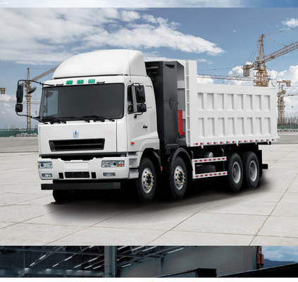 Batteria Geely CATL con scambio di batterie a 282 gradi, camion da scarico elettrico per il trasporto di rifiuti urbani
