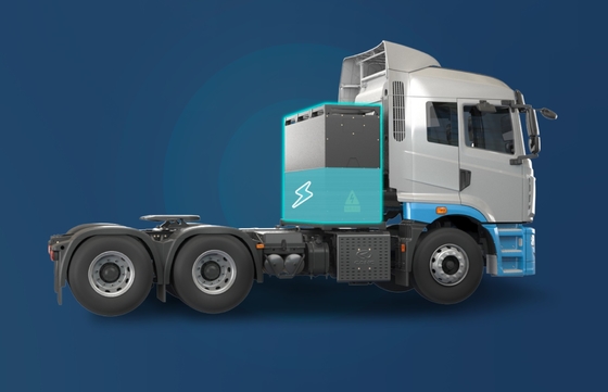 China Remote, versione composita H7, CATL282Kwh cambio batteria, 6x4 trattore elettrico puro per il trasporto a breve distanza