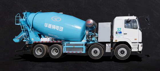 Geely Remote, versione standard M7, CATL-282Kwh scambiatore di potenza, 8 metri cubi, 8x4 camion miscelatore di cemento elettrico puro