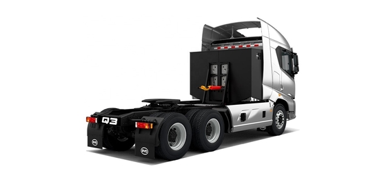 Trattore BYD 6x4 con cambio automatico elettrico puro (versione a 555 gradi di carica)