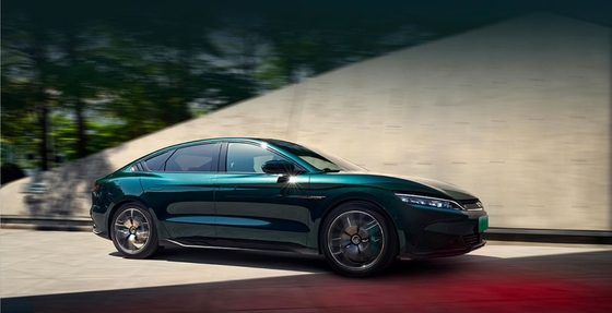 Autovetture di prestazioni BYD in vendita, Han EV edizione limitata, berlina elettrica intelligente a trazione integrale.