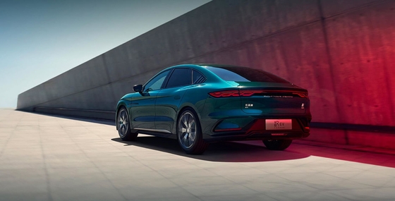 Autovetture di prestazioni BYD in vendita, Han EV edizione limitata, berlina elettrica intelligente a trazione integrale.