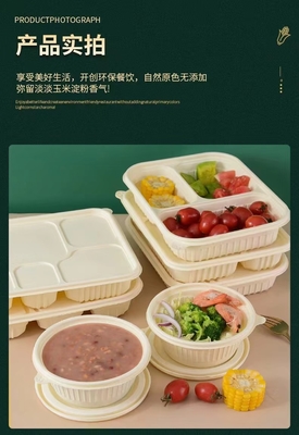 Degradazione, protezione dell'ambiente, salute e sicurezza, scatole per pranzo monouso